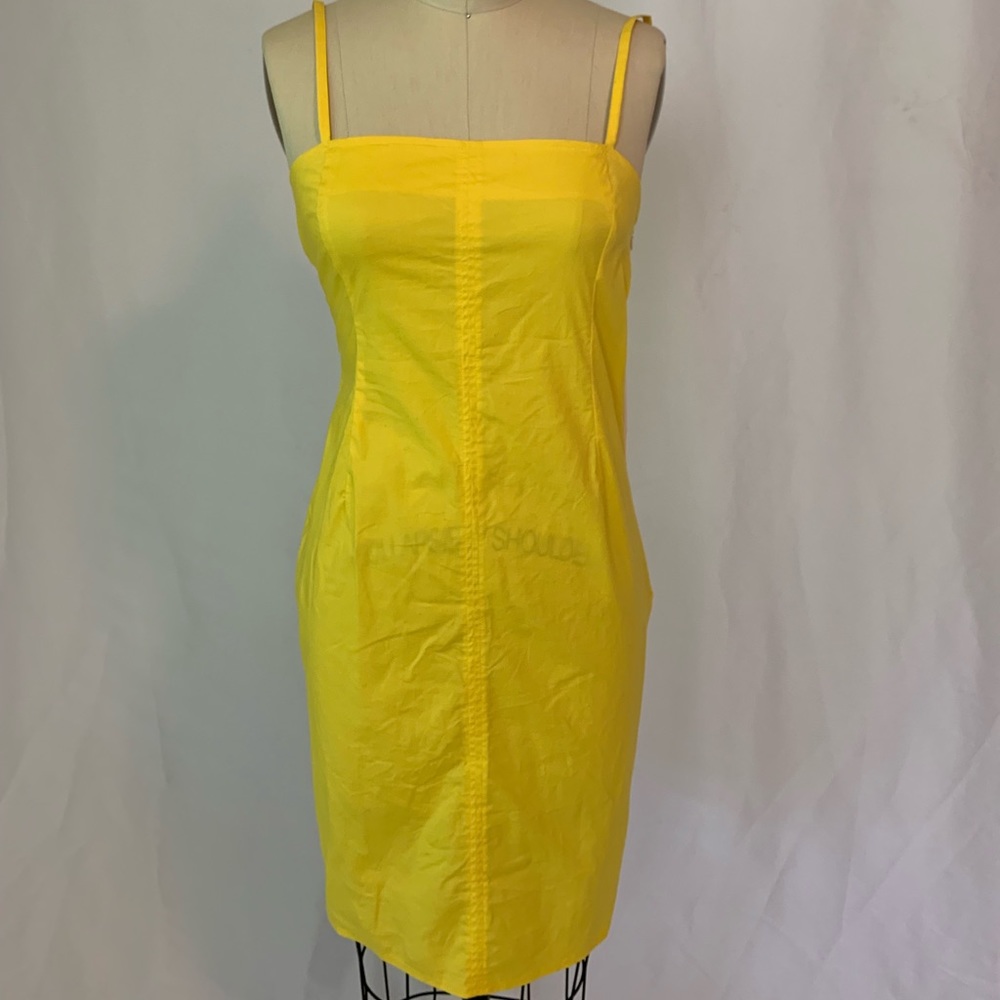 Fun Yellow Dress, needs zipper repair